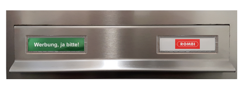 Briefeinwurf 87/1 (Edelstahl)