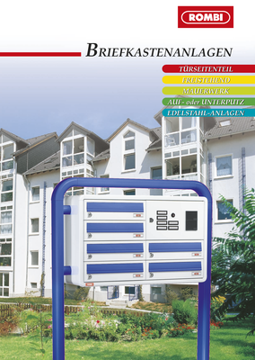 Prospekt Briefkastenanlagen