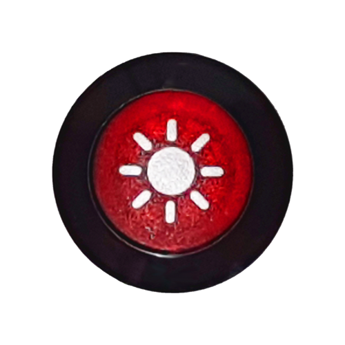 Lichtknopf Nr. 65, schwarz