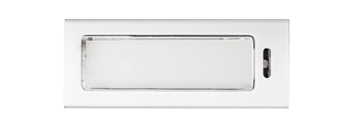 Namensschild AVR-1, weiß