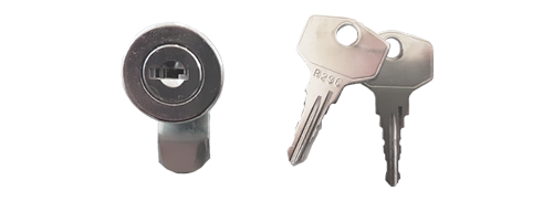 Ersatzschloss (rund) - (R-Codierung), inkl. 2 Schlüssel