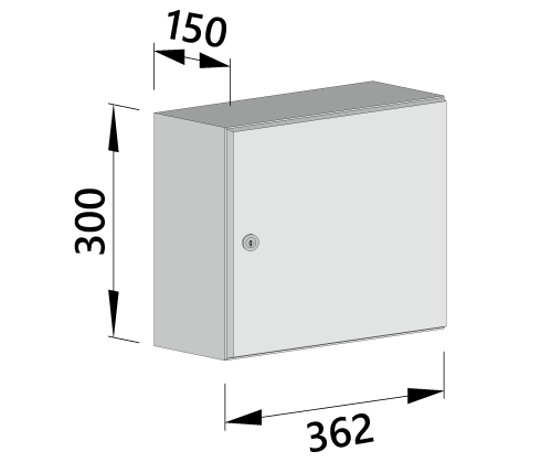 Funktionskasten 57/3-150