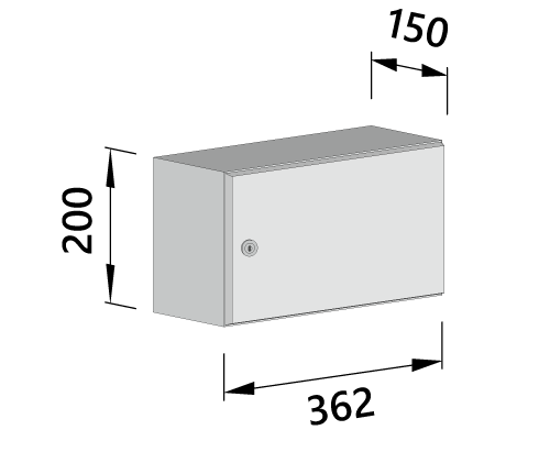 Funktionskasten 63/3-150