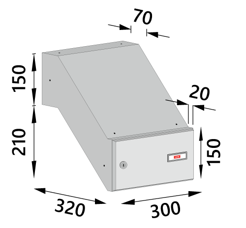 Briefkasten 60/2-150