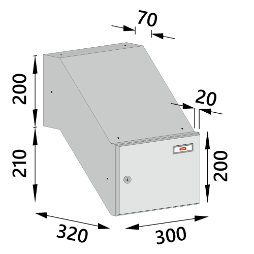 Briefkasten 60/2-200